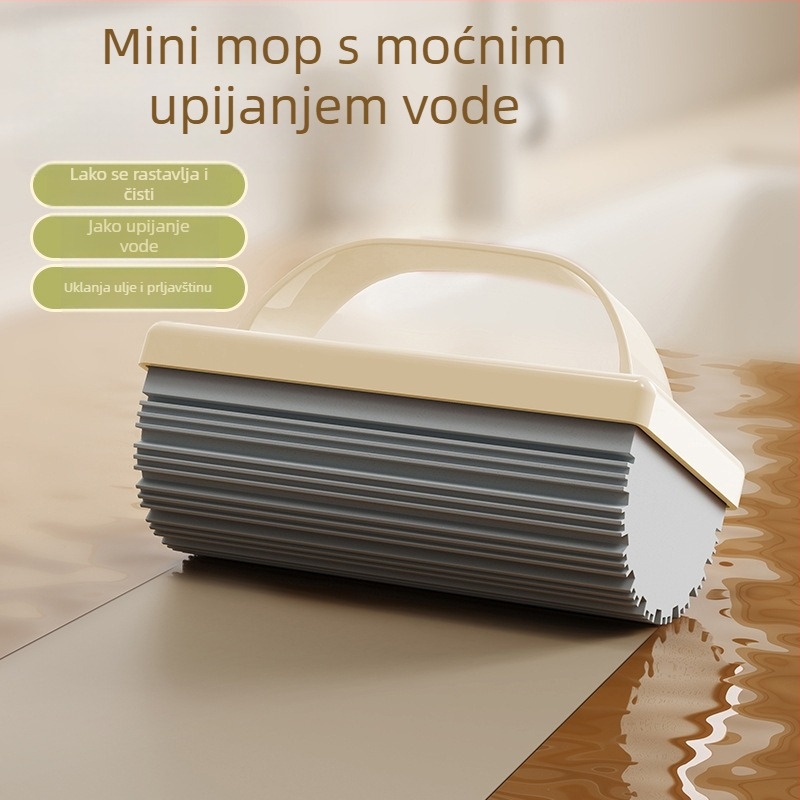 Patentirani kućni mini mop za čišćenje radne površine, snažno upijanje vode, spužva za dekontaminaciju kuhinje, ručna upijajuća pamučna maramica za čišćenje