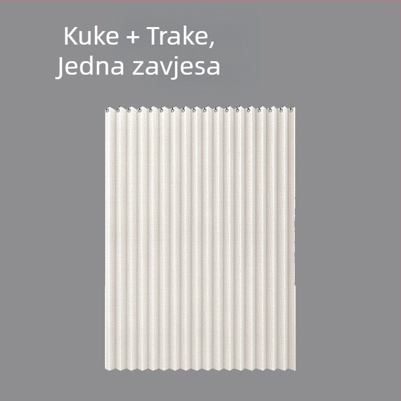 Sklopiva magnetska zavjesa za tuširanje, odijelo za kupaonska vrata, zavjesa za WC, nevidljiva pregradna zavjesa, vodootporna, plijesniva, izravna prodaja iz tvornice