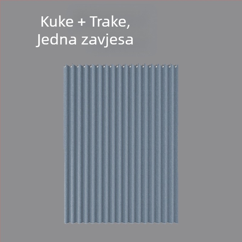 Sklopiva magnetska zavjesa za tuširanje, odijelo za kupaonska vrata, zavjesa za WC, nevidljiva pregradna zavjesa, vodootporna, plijesniva, izravna prodaja iz tvornice