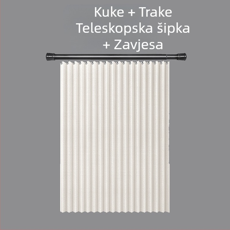 Sklopiva magnetska zavjesa za tuširanje, odijelo za kupaonska vrata, zavjesa za WC, nevidljiva pregradna zavjesa, vodootporna, plijesniva, izravna prodaja iz tvornice