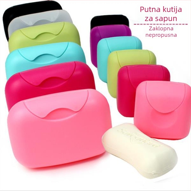 Prijenosna putna kutija za sapun, zatvorena kreativna kutija za sapun, velika kutija za sapun, prijenosna kutija za sapun, plastična putna kutija za sapun