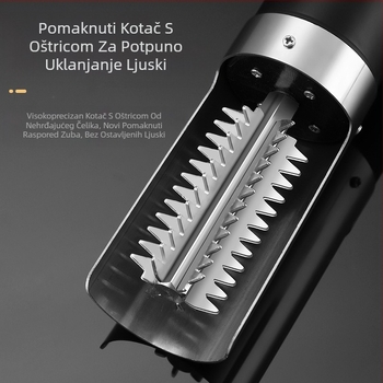 25 godina novog električnog strugača za vagu s automatskim bežičnim punjenjem, kućnog, komercijalnog, kuhinjskog, prijenosnog strugača za vagu