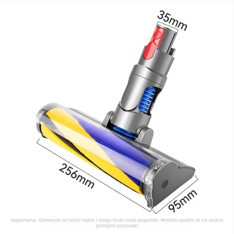 Nova Dyson četka za pod, električna glava četke, mekana baršunasta valjakasta četka v7v8v10v11v15, usisna glava, pribor