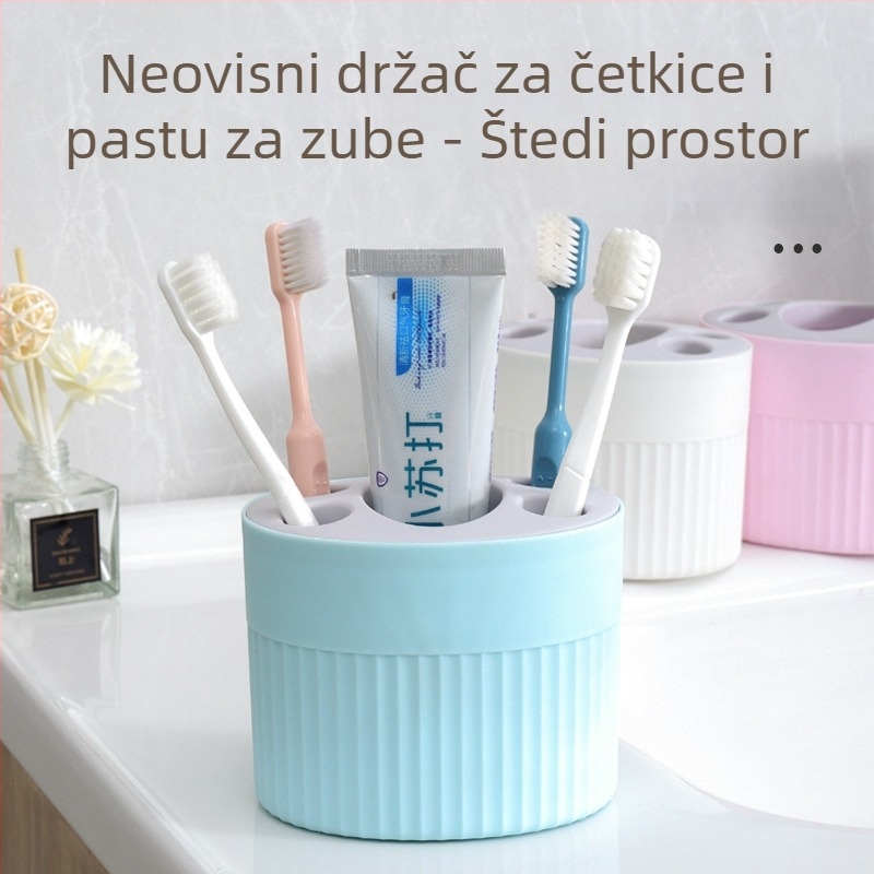 Stalak za pohranu električnih četkica za zube za WC, stalak za pohranu WC-a i paste za zube, set kutija za pohranu električnih četkica za zube, držači za zube bez rupa za parove