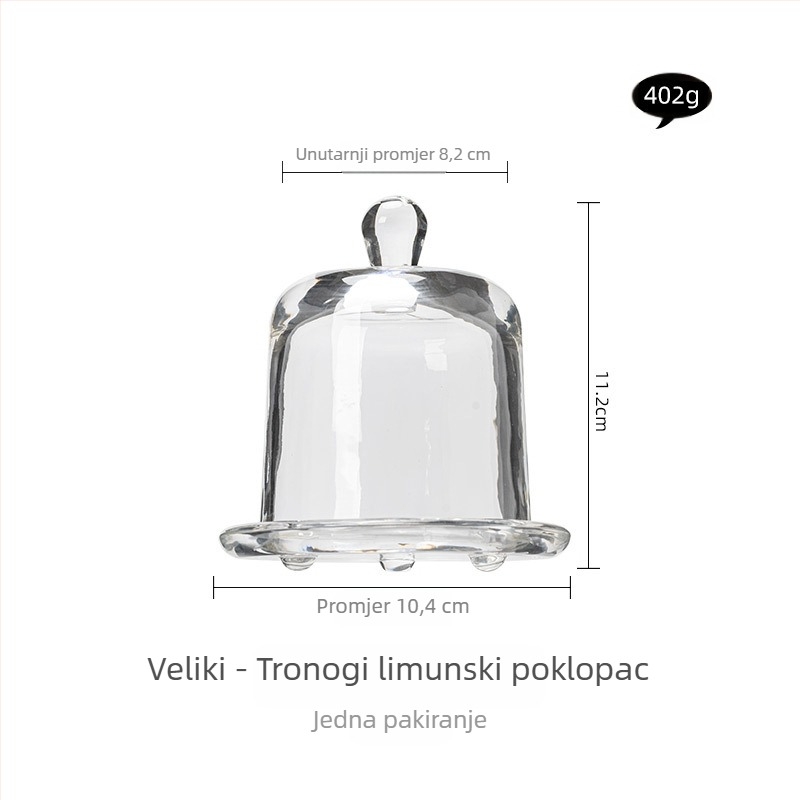 Mali pladanj za kruh s kolačima, prozirni poklopac za kolače, ukrasi za tanjur za popodnevni čaj i desert, tanjur za degustaciju voća, mini stalak za izlaganje