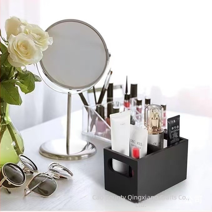 Kreativna drvena kutija za pohranu daljinskog upravljača za stol, kutija za kuhinjski pribor za jelo, kutija za pohranu vrećica kave i čaja