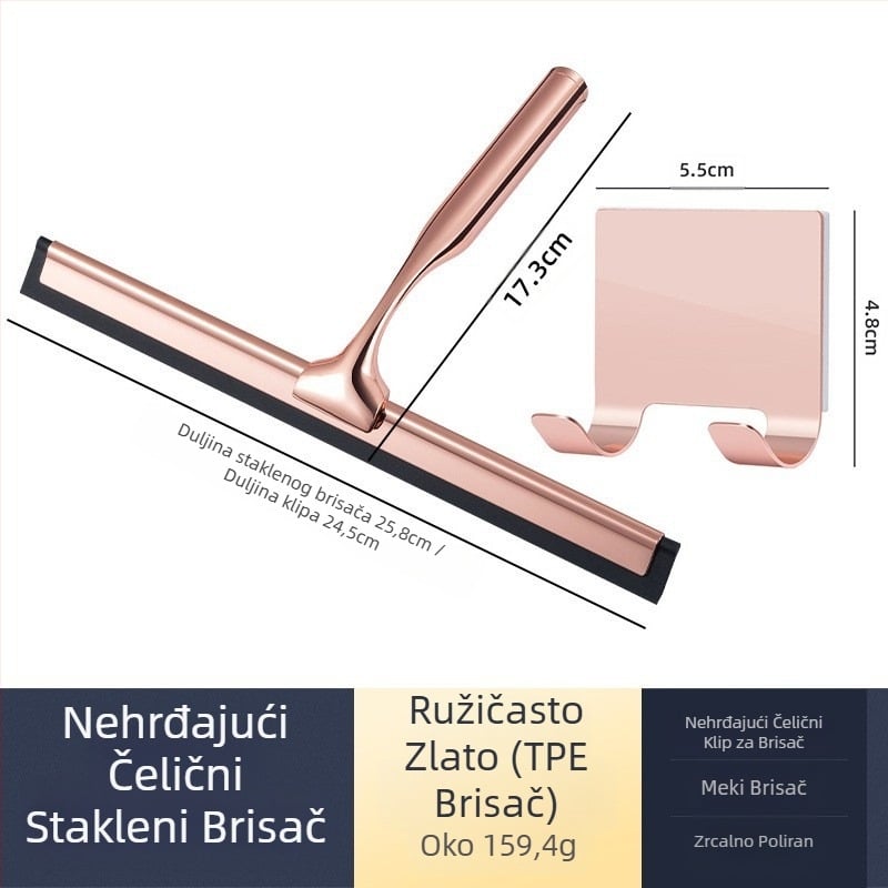 Čistač stakla od nehrđajućeg čelika s kukom za staklo, proizvođači prekogranične veleprodaje na Amazonu