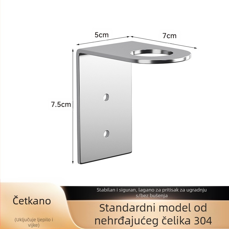 Dozator sapuna od nehrđajućeg čelika 304, neperforirani hotelski gel za tuširanje, dezinficijens za ruke, boca za prešu za prekogranični izvoz