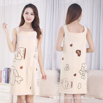 Proizvođači proizvode nosivi ručnik za kupanje s crtanim printom, promjenjivu suknju za kupanje od mikrovlakana, ručnik za kupanje s remenom, anti-light ručnik za plažu