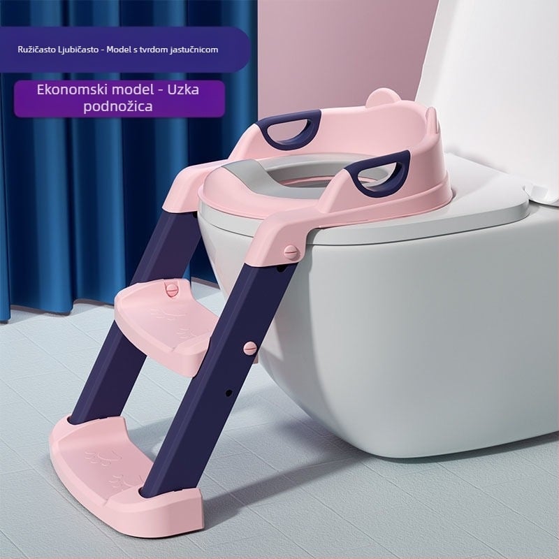 Dječje WC sjedalo, stepenice, ljestve za dječake i djevojčice, sklopivi okvir, WC sjedalo za bebe, pisoar