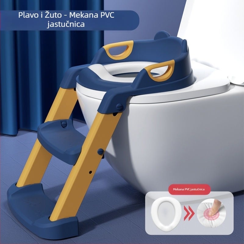 Dječje WC sjedalo, stepenice, ljestve za dječake i djevojčice, sklopivi okvir, WC sjedalo za bebe, pisoar