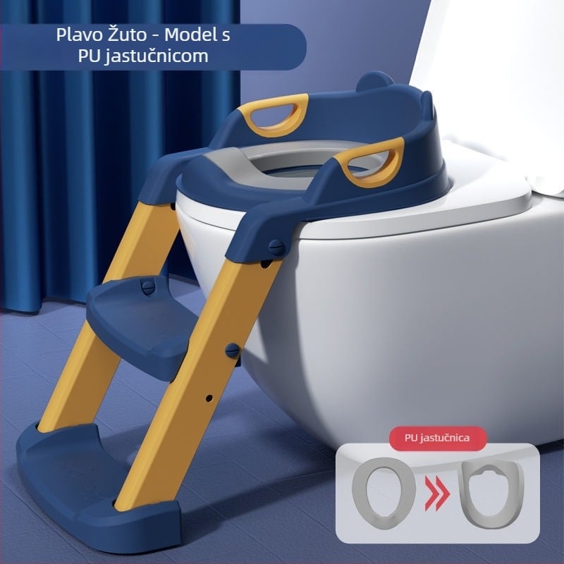 Dječje WC sjedalo, stepenice, ljestve za dječake i djevojčice, sklopivi okvir, WC sjedalo za bebe, pisoar