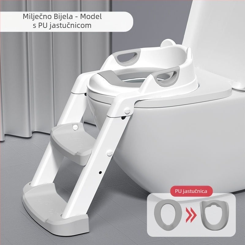 Dječje WC sjedalo, stepenice, ljestve za dječake i djevojčice, sklopivi okvir, WC sjedalo za bebe, pisoar