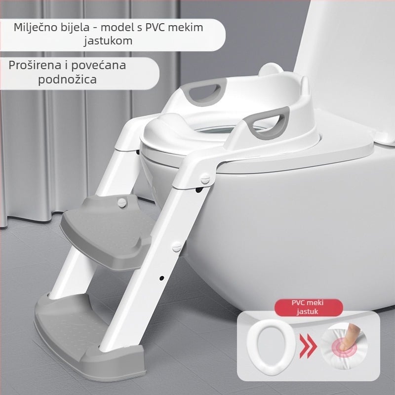 Dječje WC sjedalo, stepenice, ljestve za dječake i djevojčice, sklopivi okvir, WC sjedalo za bebe, pisoar