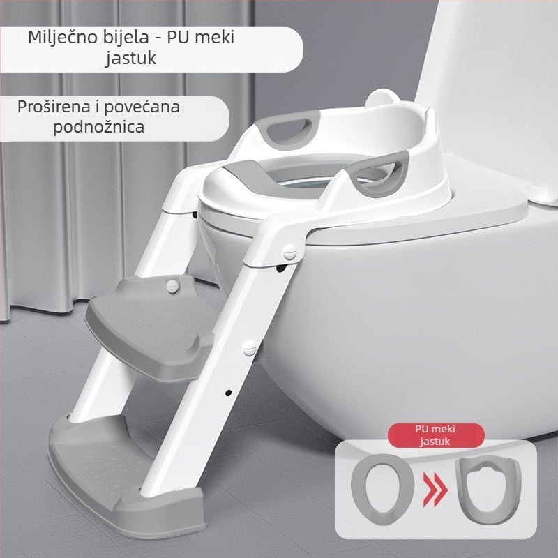 Dječje WC sjedalo, stepenice, ljestve za dječake i djevojčice, sklopivi okvir, WC sjedalo za bebe, pisoar