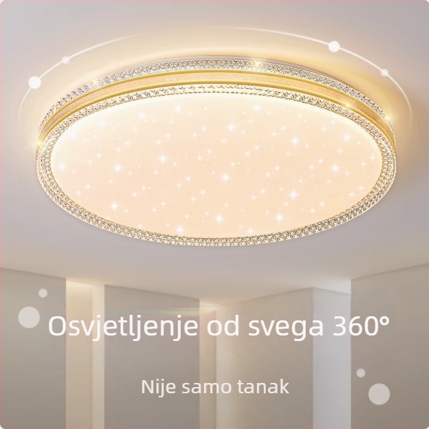 LED stropna lampa za glavnu spavaću sobu, jednostavna moderna lampa za dnevni boravak, okrugla soba, radna soba, balkon, prolaz, nova lampa