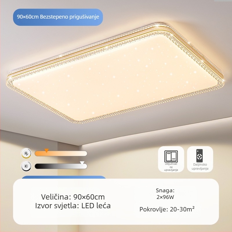 LED stropna lampa za glavnu spavaću sobu, jednostavna moderna lampa za dnevni boravak, okrugla soba, radna soba, balkon, prolaz, nova lampa