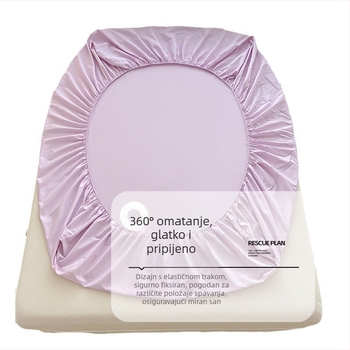 100 Xinjiang pamučnih navlaka za krevet, jednodijelna, od čistog pamuka, zaštitnik madraca u jednoj boji, otporan na prašinu, pamučna navlaka za krevet od tri dijela