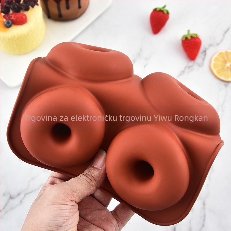 Silikonski kalup za krafne, čokoladne kolačiće, puding, mousse, alati za pečenje, kalup za torte veličine 6, 8, 18 i više.