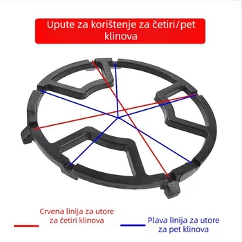 Stalak za pohranu kuhinjskog štednjaka, nosač plinskog štednjaka, stalak za plinski štednjak, stalak za bojler, stalak za štednjak, protuklizni stalak
