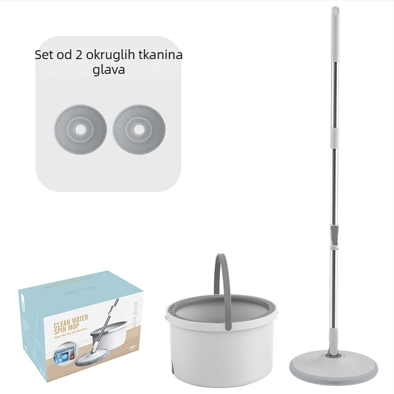Pranje bez ruku, dobar Bog, mop za odvajanje kanalizacije, lijeno rotirajući mop, kućanski mop, ravni upijajući mop, veleprodaja