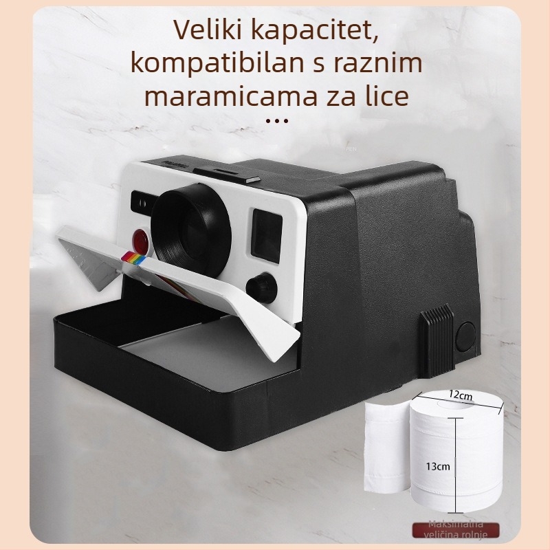 Kutija za pohranu maramica, nova kutija za maramice za kameru, WC plastika, kupaonica, kreativni dom, novi eksplozivni proizvodi