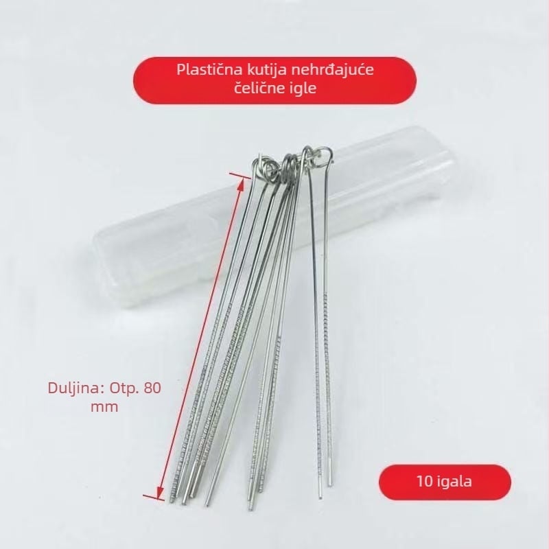 Igla za jaružanje tuša, butik plinska igla za rezanje, igla za brisač, igla za kisik 0,4-1,2 mm, može se saviti