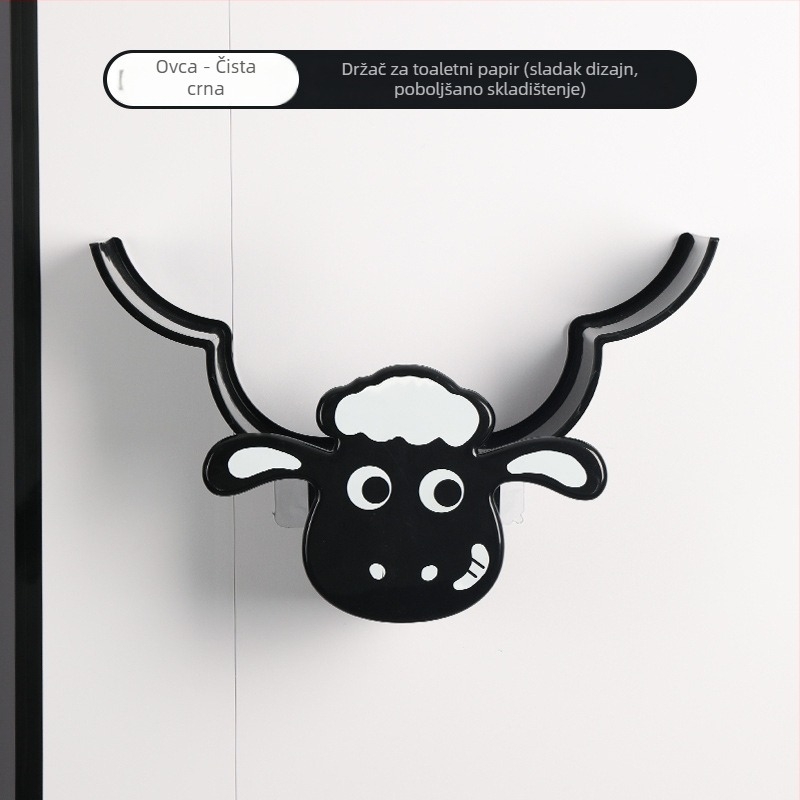 Zidni stalak za ovčje maramice, kreativni dnevni boravak, kupaonica, kutija za toaletni papir, neperforirani stalak za role papira, veleprodaja