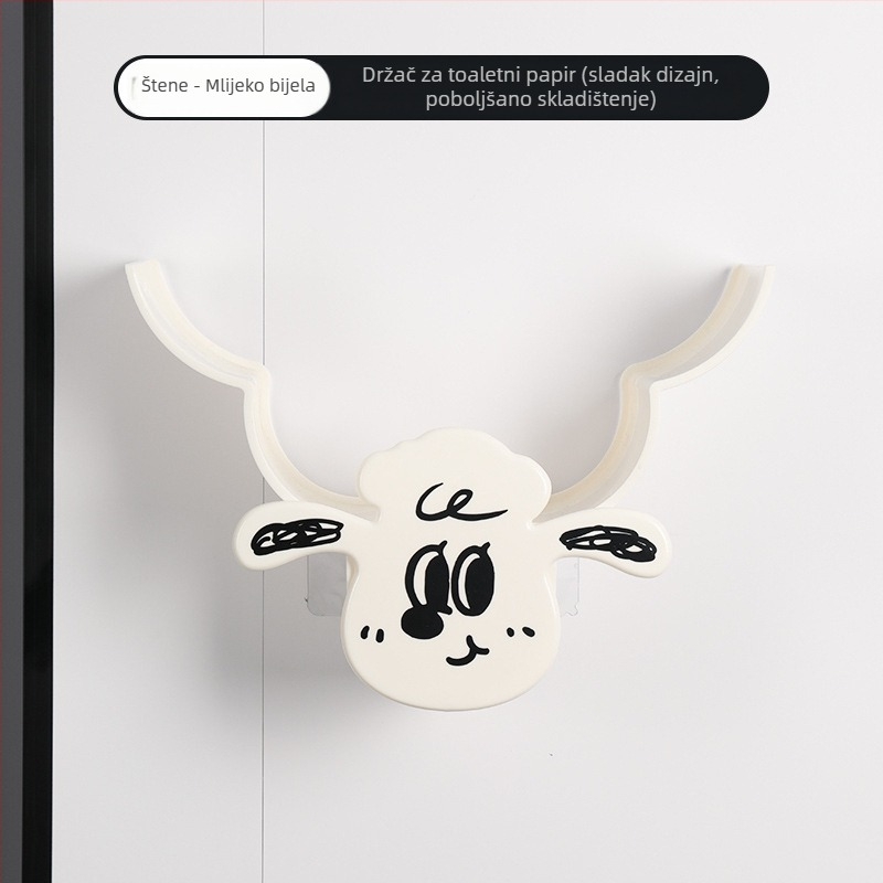Zidni stalak za ovčje maramice, kreativni dnevni boravak, kupaonica, kutija za toaletni papir, neperforirani stalak za role papira, veleprodaja