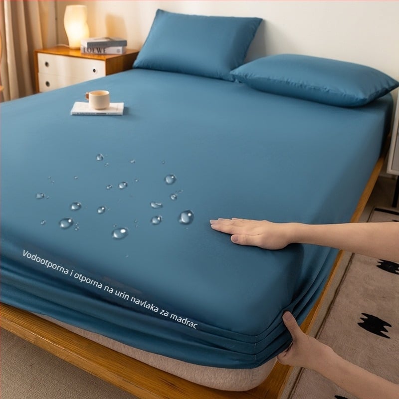 Jednobojna oprana pamučna vodootporna navlaka za krevet, protuklizna, otporna na urin, zaštitna navlaka za madrac, za hotelsku jastučnicu, zaštitna navlaka za prekograničnu vanjsku trgovinu