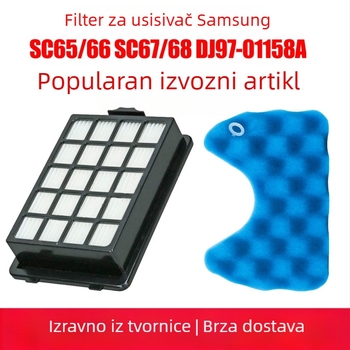 Odnosi se na filter usisavača Samsung SC65/66 SC67/68 DJ97-01158A, pribor za filter od pamučnog filtera