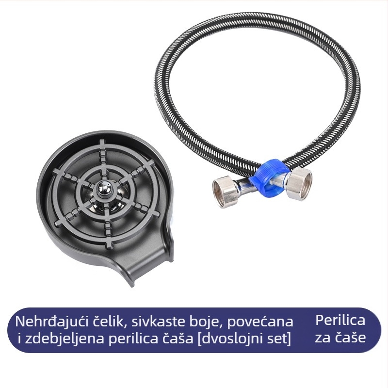 Automatski stroj za pranje čaša za kuhinju – kućna upotreba, nehrđajući čelik i ABS plast