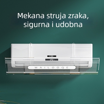 Tvornica izravno opskrbljen klima uređaj vjetar deflektor za ograničavanje dojenčadi protiv izravnog puhanja vjetra deflektor zraka izlaz zraka otporan na vjetar pregrada deflektor vjetra