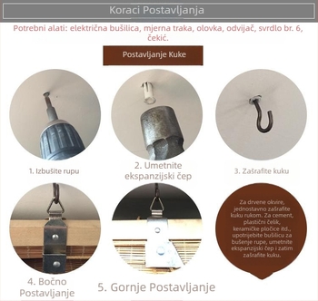 Kineska veleprodaja bambusovih zavjesa za zavjese inženjering roleta suncobran za sunčanje radna soba balkon čajna soba okrugli svileni rolet čajna soba zasjenjivanje