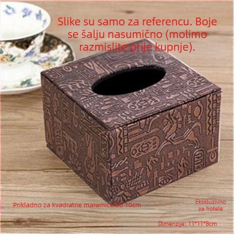 Višenamjenska kutija za maramice, kutija za papir, stolić za kavu, dnevni boravak, kutija za daljinsko upravljanje, kućanska kutija za papirnate salvete, jednostavna i slatka
