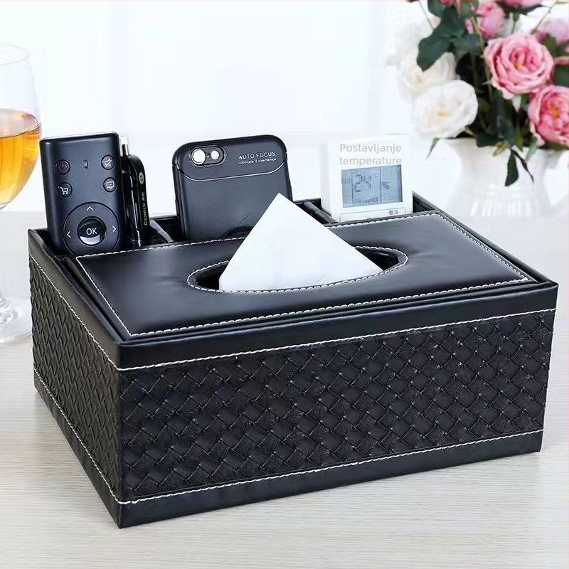 Višenamjenska kutija za maramice, kutija za papir, stolić za kavu, dnevni boravak, kutija za daljinsko upravljanje, kućanska kutija za papirnate salvete, jednostavna i slatka