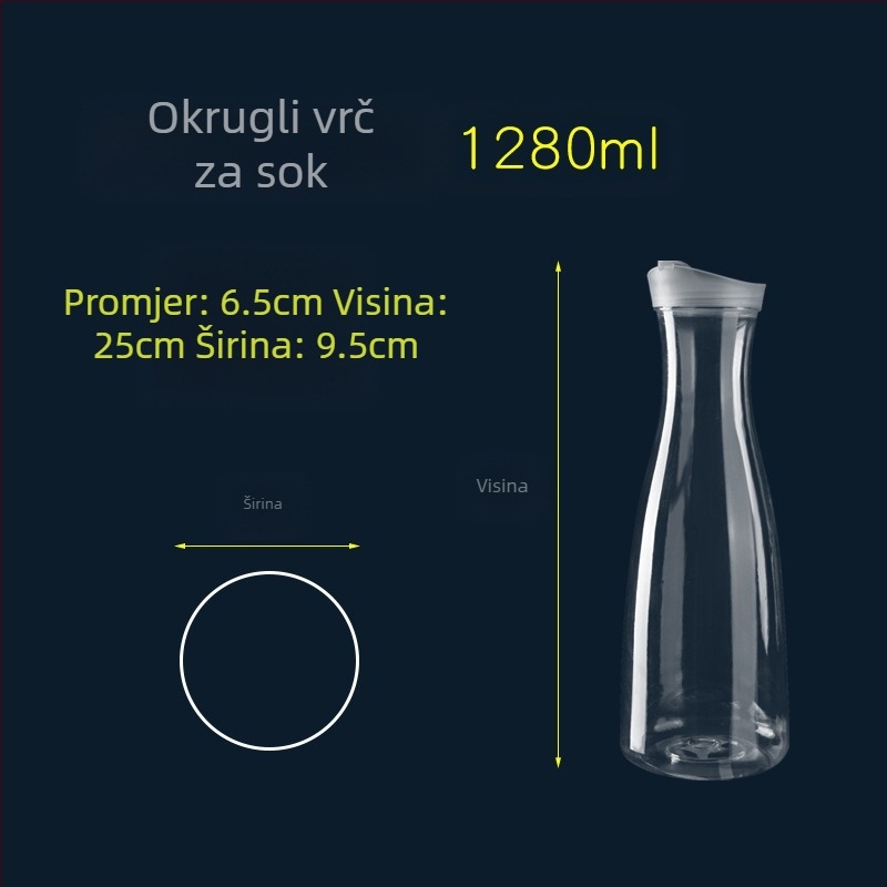 Akrilni plastični hladni čajnik za restoran, čajnik za restoran bar, lonac za pivo, cvijeće, čajnik, dekanter, PC lonac za sok