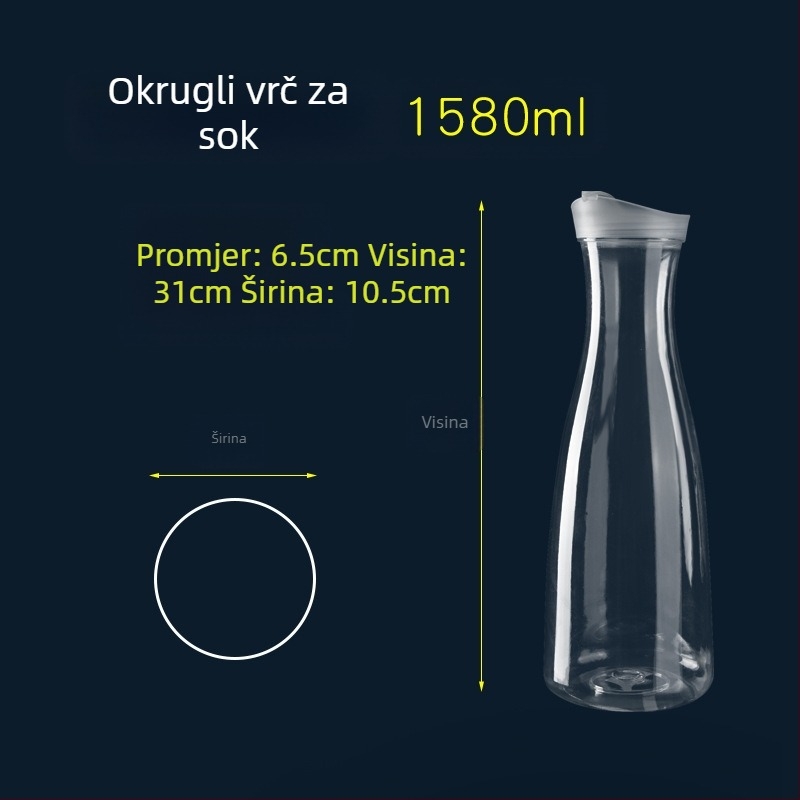 Akrilni plastični hladni čajnik za restoran, čajnik za restoran bar, lonac za pivo, cvijeće, čajnik, dekanter, PC lonac za sok