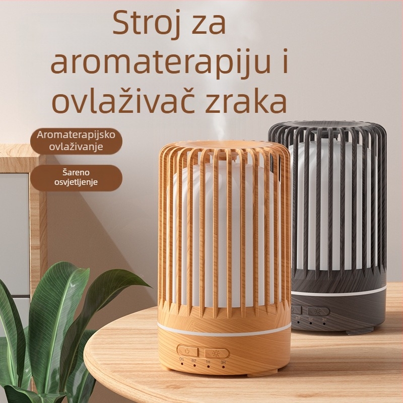 Prekogranični kavez za ptice, šuplji drveni zrnasti stroj za aromaterapiju, spavaća soba, mali ovlaživač zraka uz krevet, difuzor za aromaterapiju s utikačem za vanjsku trgovinu