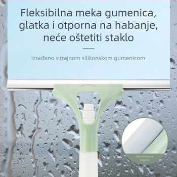 Nova četka za čišćenje stakla, kućanski višenamjenski brisač, dolazi s spužvom za zalijevanje, dvostranom četkom za čišćenje stakla