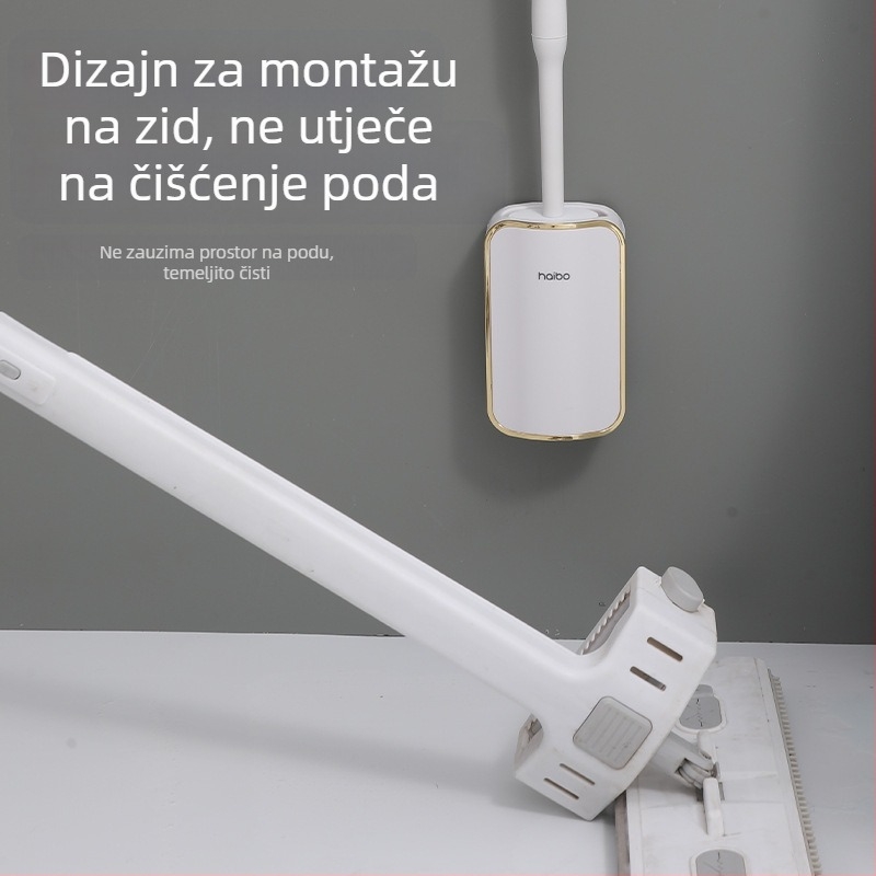 Četka za WC vanjske trgovine bez slijepih ulica, pristupačna luksuzna zidna četka za WC, čučanj za kupaonicu, čišćenje WC-a