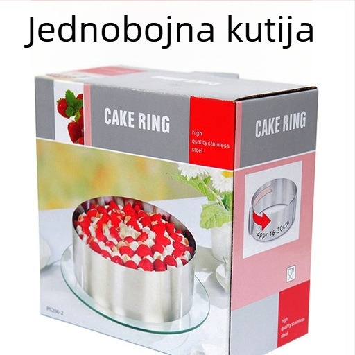 Ako želite pronaći okrugli mousse od nehrđajućeg čelika, možete ručno podesiti kalup za tortu u obliku srca u više oblika.