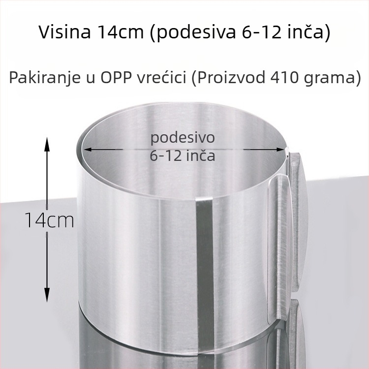 Ako želite pronaći okrugli mousse od nehrđajućeg čelika, možete ručno podesiti kalup za tortu u obliku srca u više oblika.