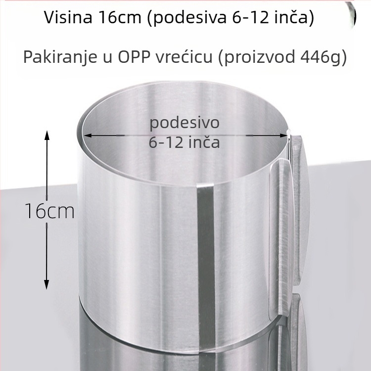 Ako želite pronaći okrugli mousse od nehrđajućeg čelika, možete ručno podesiti kalup za tortu u obliku srca u više oblika.