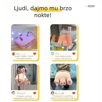 Mala crvena knjiga s palcem, slatka vakuumska čašica za prste na nogama, stalak za četkice za zube s internetskom kukom za slavne osobe, smiješna osobnost, držač za električne četkice za zube