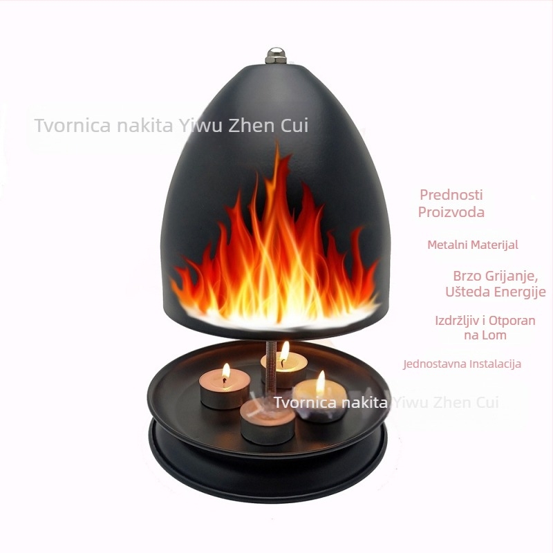 Prekogranični keramički grijač za ruke za svijeće, pećnica za čajnu lampu, keramički radijator