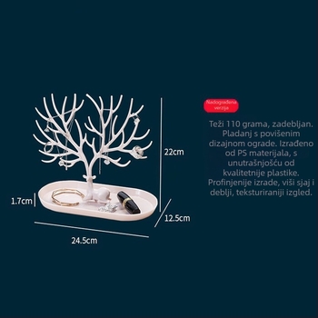 Novi naušnice u obliku roga, stalak za nakit, naušnice, narukvice, pohrana nakita, vješalica za nakit, moderan i pristupačan...