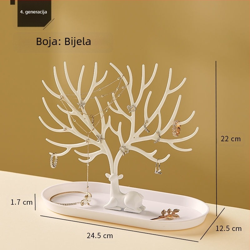 Novi naušnice u obliku roga, stalak za nakit, naušnice, narukvice, pohrana nakita, vješalica za nakit, moderan i pristupačan...