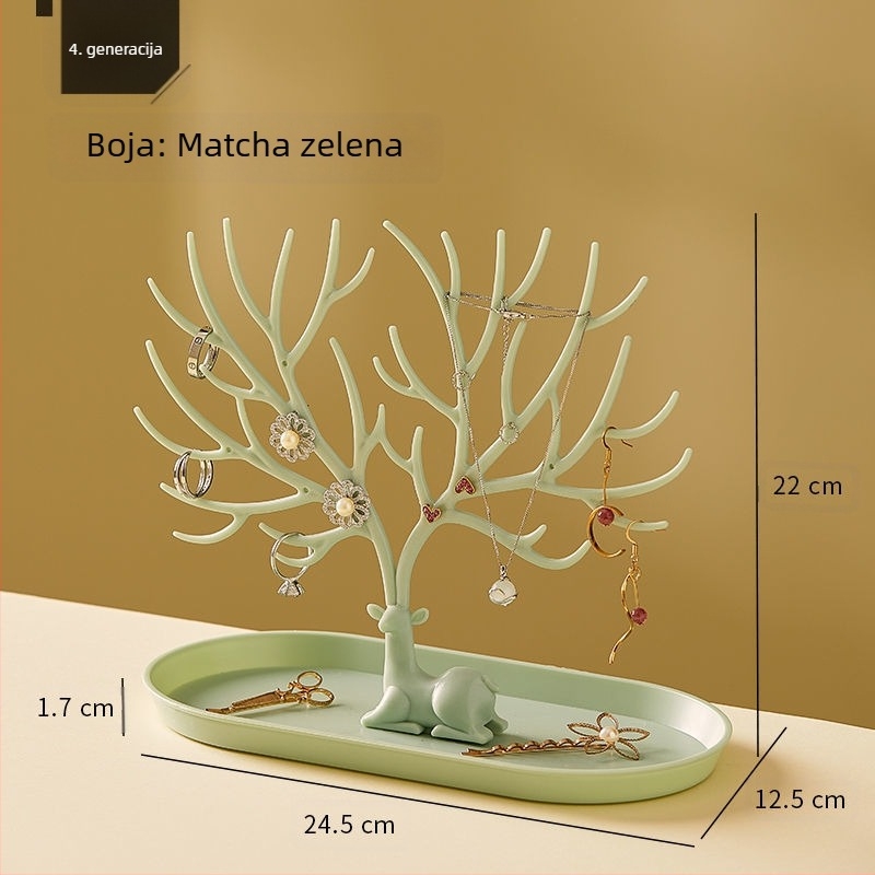 Novi naušnice u obliku roga, stalak za nakit, naušnice, narukvice, pohrana nakita, vješalica za nakit, moderan i pristupačan...