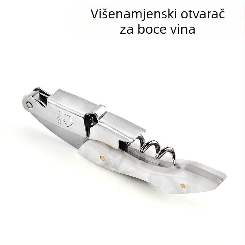 Proizvođač Veleprodaja Multifunkcionalni otvarač za boce vina od nehrđajućeg čelika Kuhinjski gadgeti Veleprodaja Praktično